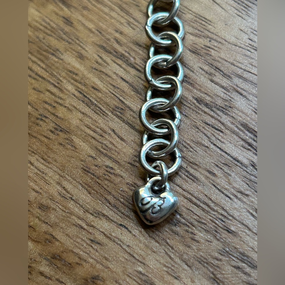 Brighton Turquoise and Silver Heart Necklace - Picture 2 of 2